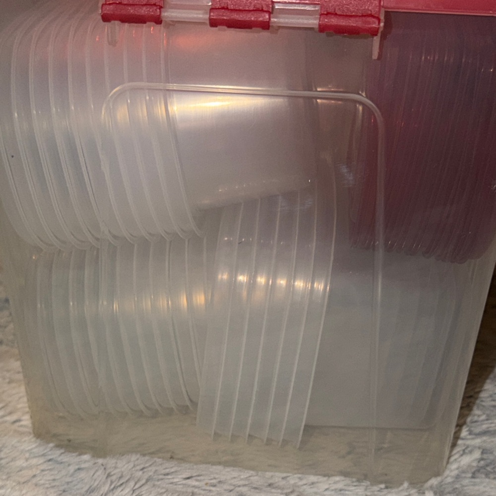 True Living Red Food Container Set - Picture 12 of 16